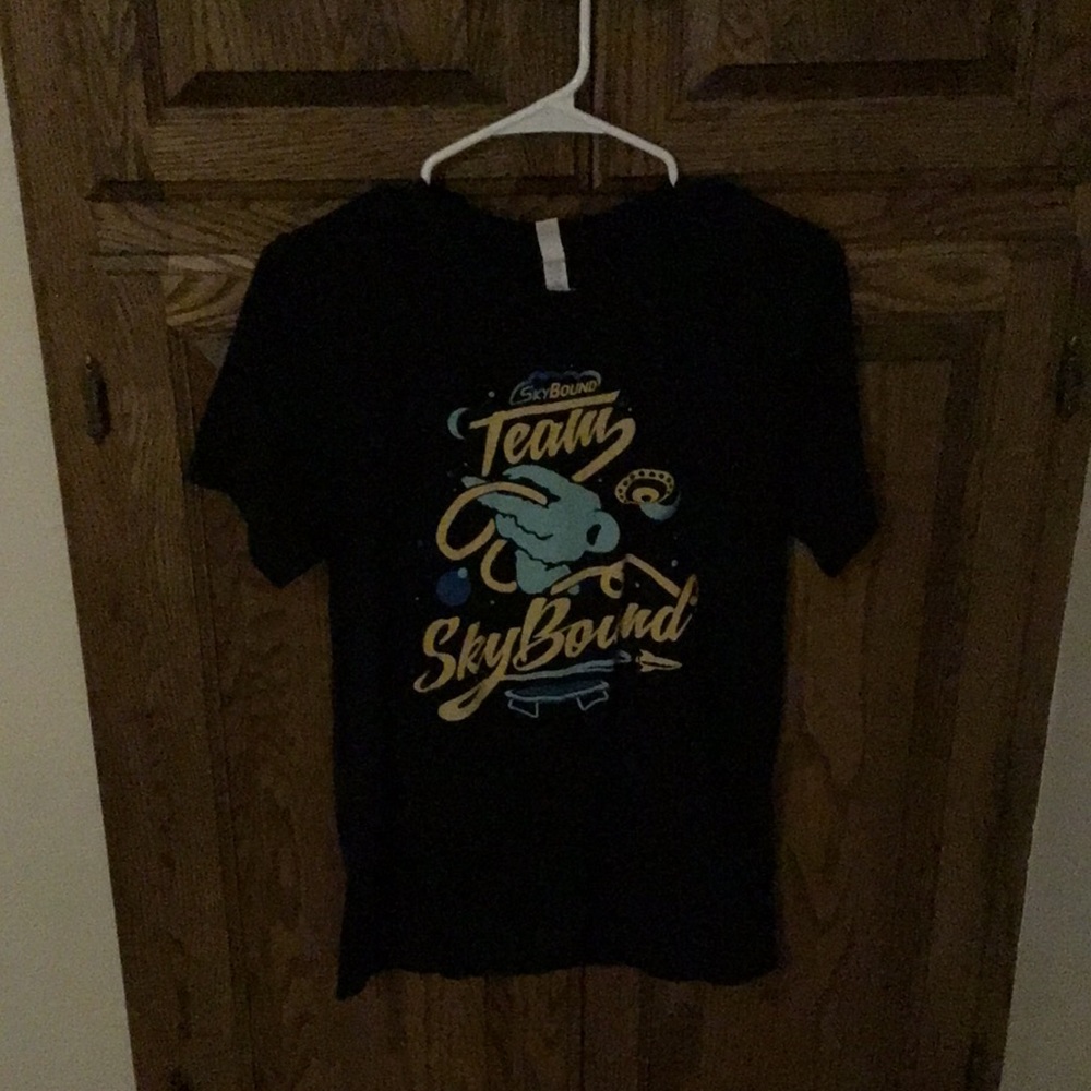 Black “SkyBound” T-shirt